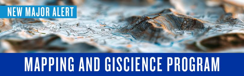 banner mapping and GIScience program new major alert